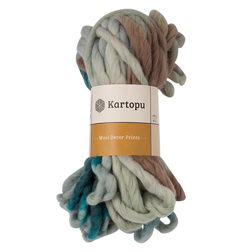 Купить пряжу KARTOPU WOOL DÉCOR PRINTS цвет D3153 производства фабрики KARTOPU