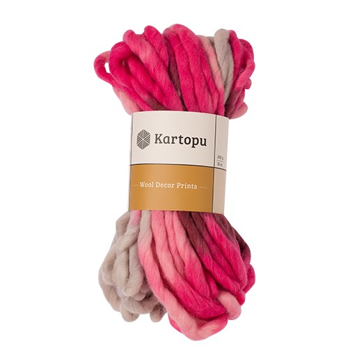 Купить пряжу KARTOPU WOOL DÉCOR PRINTS цвет D3156 производства фабрики KARTOPU