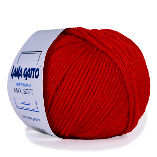 Купить пряжу LANA GATTO MAXI SOFT цвет 10095 производства фабрики LANA GATTO