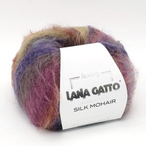 Купить пряжу LANA GATTO SILK MOHAIR PRINT цвет 9202 производства фабрики LANA GATTO