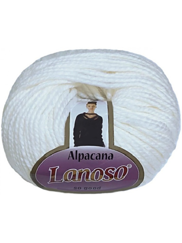 Купить пряжу LANOSO ALPACANA цвет 3000 производства фабрики LANOSO