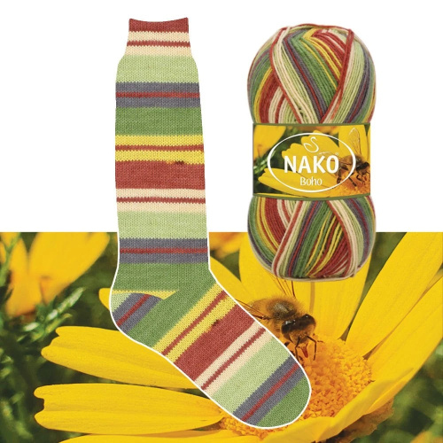 Купить пряжу NAKO BOHO KONSEPT цвет 82167 производства фабрики NAKO