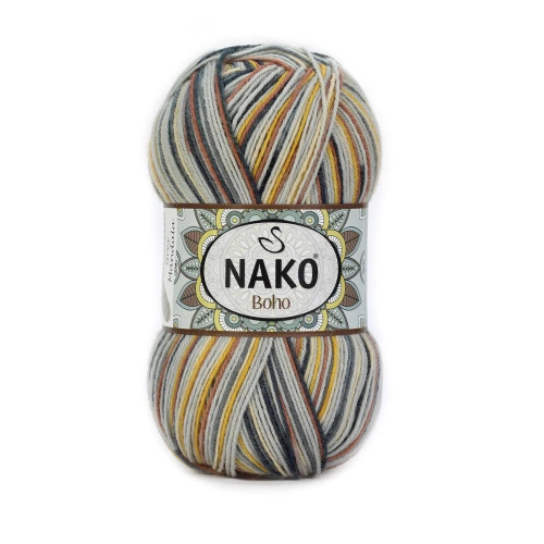 Купить пряжу NAKO BOHO KONSEPT цвет 82453 производства фабрики NAKO