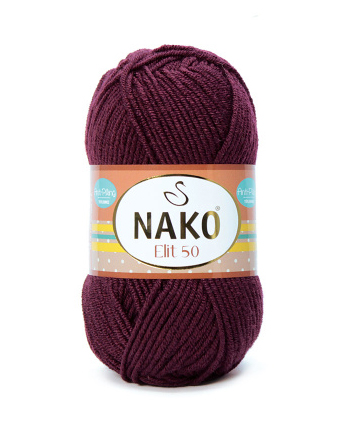 Купить пряжу NAKO ELIT 50 цвет 2302 производства фабрики NAKO