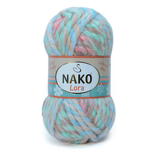 Купить пряжу NAKO LORA цвет 28100 производства фабрики NAKO