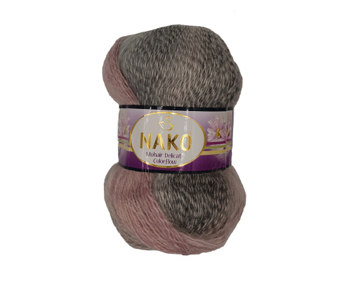 Купить пряжу NAKO MOHAIR DELICATE COLOR FLOW цвет 28089 производства фабрики NAKO
