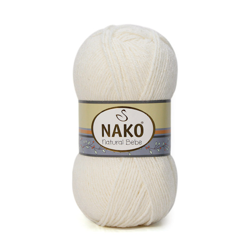 Купить пряжу NAKO NATURAL BEBE цвет 300 производства фабрики NAKO
