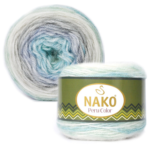 Купить пряжу NAKO PERU COLOR цвет 32184 производства фабрики NAKO
