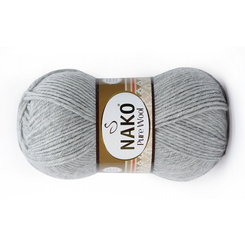 Купить пряжу NAKO PURE WOOL цвет 195 производства фабрики NAKO