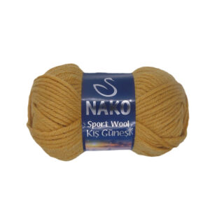 Купить пряжу NAKO SPORT WOOL KIS GUNESI цвет 10614A производства фабрики NAKO