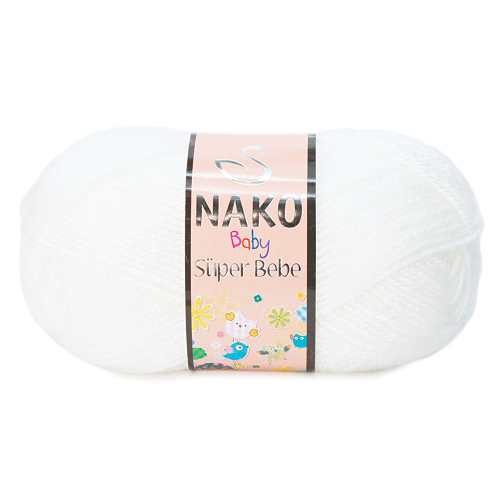 Купить пряжу NAKO SUPER BEBE цвет 208 производства фабрики NAKO
