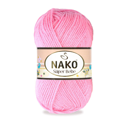 Купить пряжу NAKO SUPER BEBE цвет 4430 производства фабрики NAKO