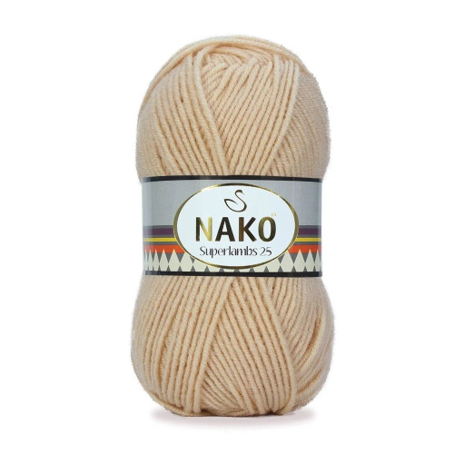 Купить пряжу NAKO SUPERLAMBS 25 цвет 1204 производства фабрики NAKO