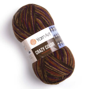 Купить пряжу YARNART CRAZY COLOR цвет 155 производства фабрики YARNART
