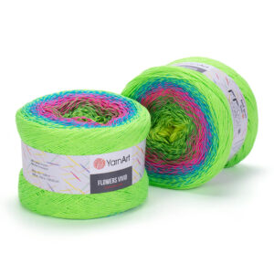Купить пряжу YARNART FLOWERS VIVID цвет 506 производства фабрики YARNART