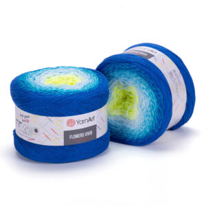 Купить пряжу YARNART FLOWERS VIVID цвет 510 производства фабрики YARNART
