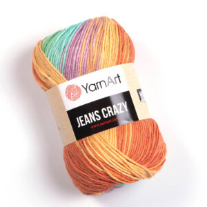 Купить пряжу YARNART JEANS CRAZY цвет 8202 производства фабрики YARNART