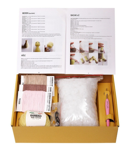 Купить пряжу ETROFIL Amigurumi Kit Etrofil цвет ЖИРАФ производства фабрики ETROFIL
