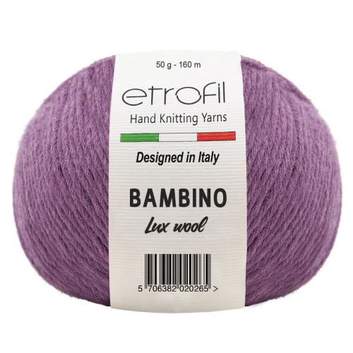 Купить пряжу ETROFIL Bambino Lux Wool цвет 70606 производства фабрики ETROFIL