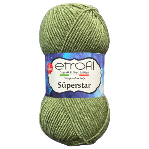 Купить пряжу ETROFIL SUPERSTAR цвет 74067 производства фабрики ETROFIL