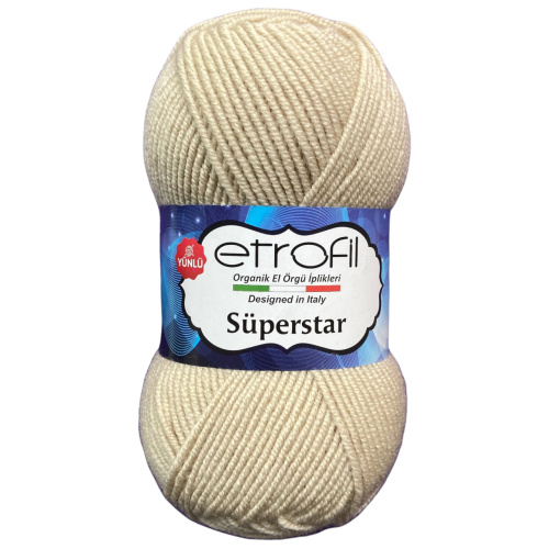 Купить пряжу ETROFIL SUPERSTAR цвет 77011 производства фабрики ETROFIL