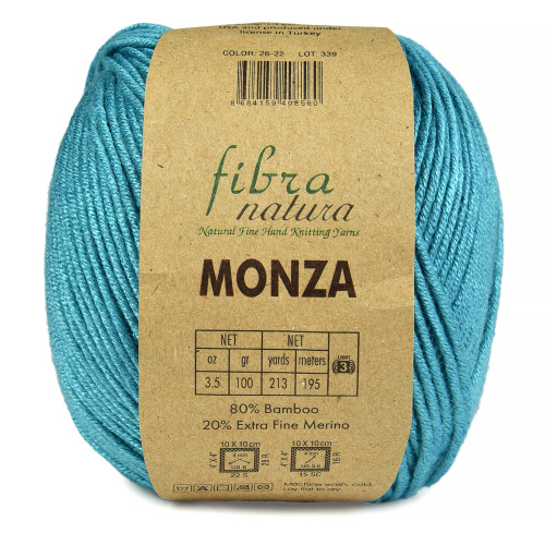 Купить пряжу FIBRA NATURA MONZA цвет 26-22 производства фабрики FIBRA NATURA