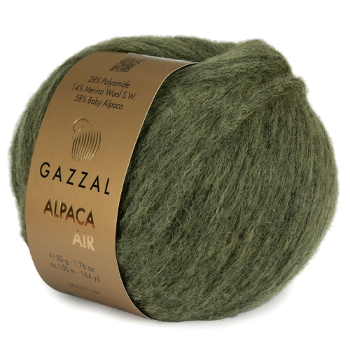 Купить пряжу GAZZAL Alpaca Air цвет 101 производства фабрики GAZZAL