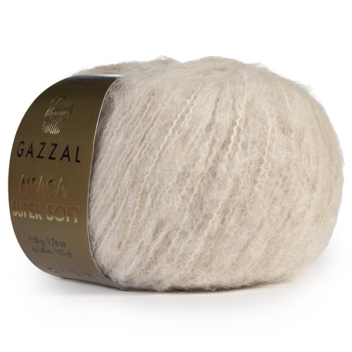 Купить пряжу GAZZAL Alpaca Super Soft цвет 102 производства фабрики GAZZAL