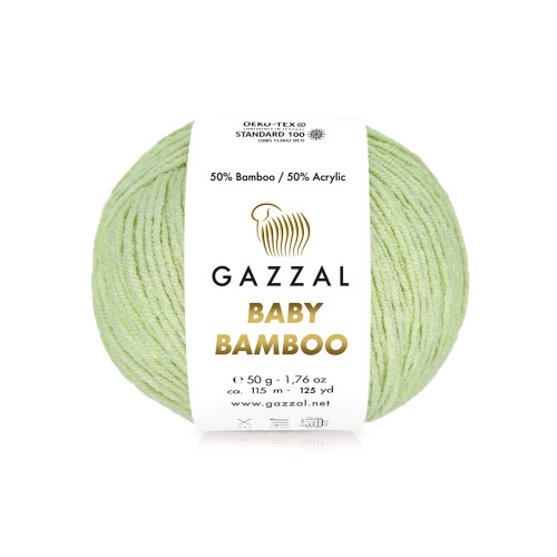 Купить пряжу GAZZAL Baby Bamboo цвет Baby Bamboo (95209) производства фабрики GAZZAL