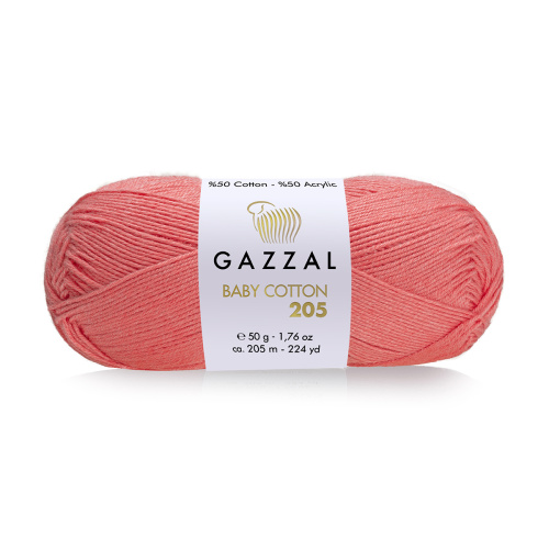 Купить пряжу GAZZAL Baby Cotton 205 цвет 506 производства фабрики GAZZAL