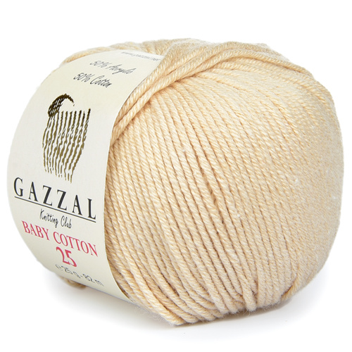 Купить пряжу GAZZAL Baby Cotton 25 цвет 3445 производства фабрики GAZZAL