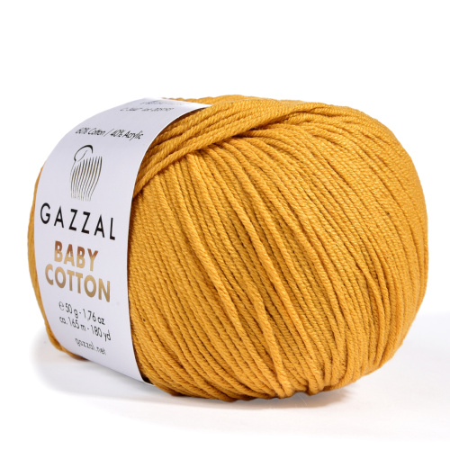 Купить пряжу GAZZAL Baby Cotton цвет 3447 производства фабрики GAZZAL