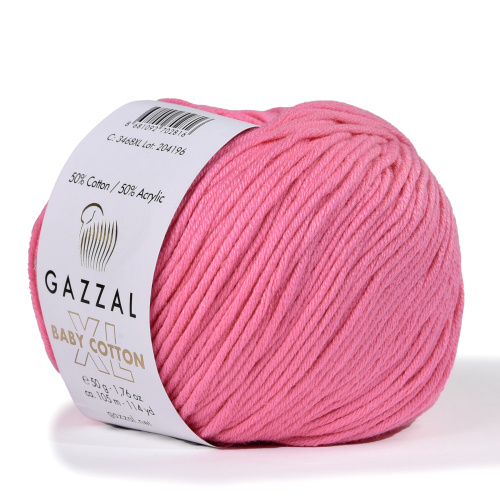 Купить пряжу GAZZAL Baby Cotton Xl цвет 3468 XL производства фабрики GAZZAL
