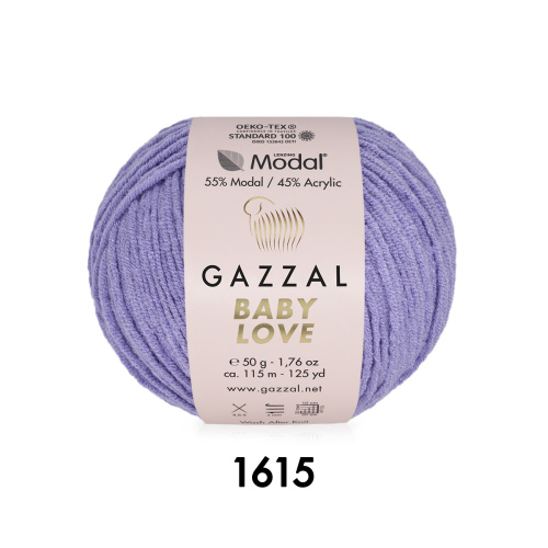 Купить пряжу GAZZAL Baby Love цвет 1615 производства фабрики GAZZAL