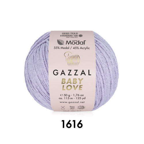 Купить пряжу GAZZAL Baby Love цвет 1616 производства фабрики GAZZAL