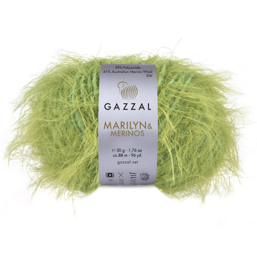 Купить пряжу GAZZAL Marilyn & Merinos цвет 8259 производства фабрики GAZZAL