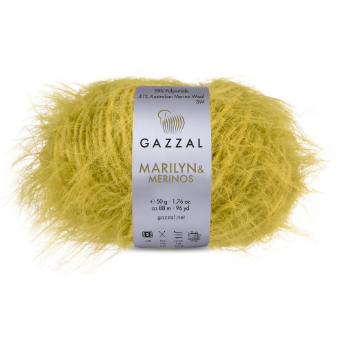 Купить пряжу GAZZAL Marilyn & Merinos цвет 8260 производства фабрики GAZZAL