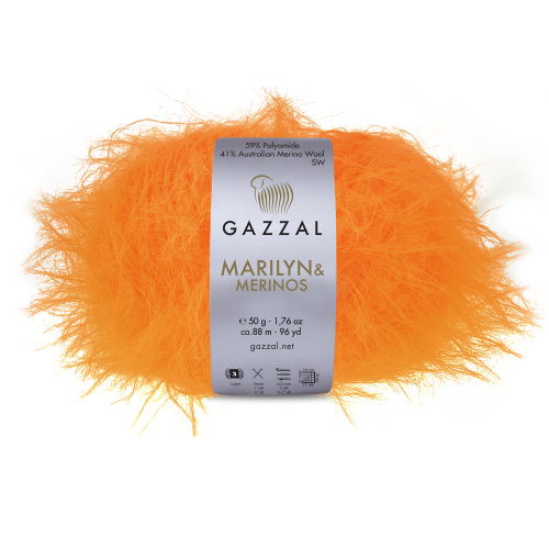 Купить пряжу GAZZAL Marilyn & Merinos цвет 8263 производства фабрики GAZZAL