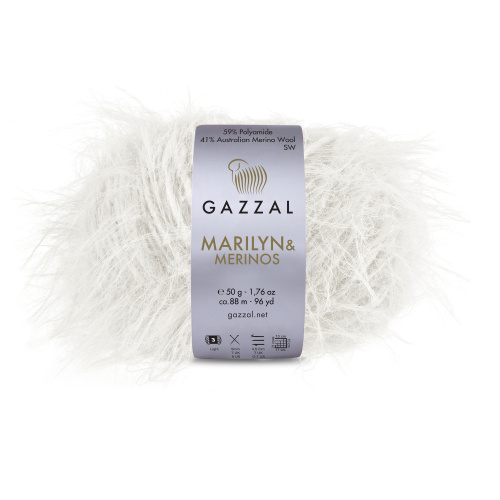 Купить пряжу GAZZAL Marilyn & Merinos цвет 8269 производства фабрики GAZZAL