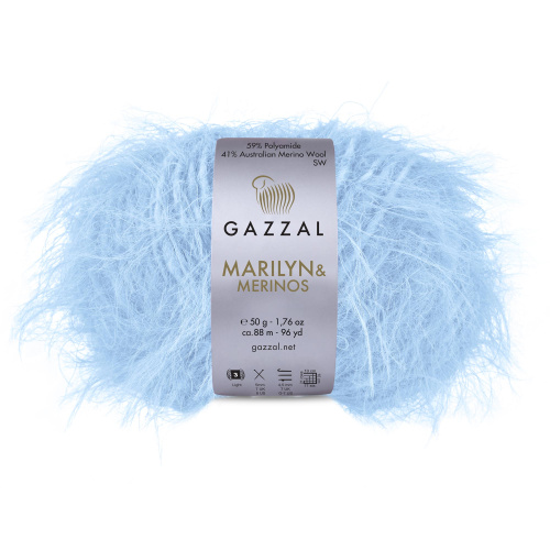 Купить пряжу GAZZAL Marilyn & Merinos цвет 8279 производства фабрики GAZZAL