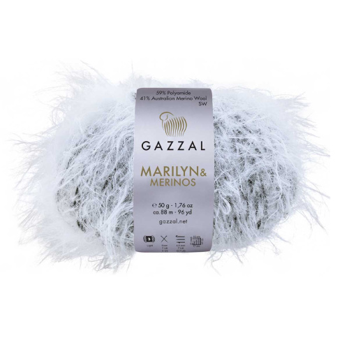 Купить пряжу GAZZAL Marilyn & Merinos цвет 8282 производства фабрики GAZZAL