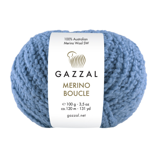 Купить пряжу GAZZAL Merino Boucle цвет 3771 производства фабрики GAZZAL