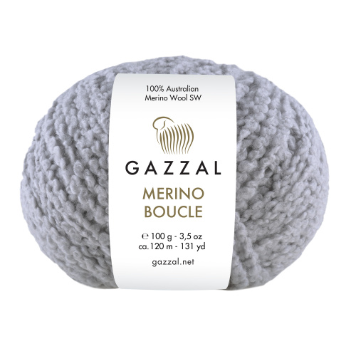 Купить пряжу GAZZAL Merino Boucle цвет 3773 производства фабрики GAZZAL