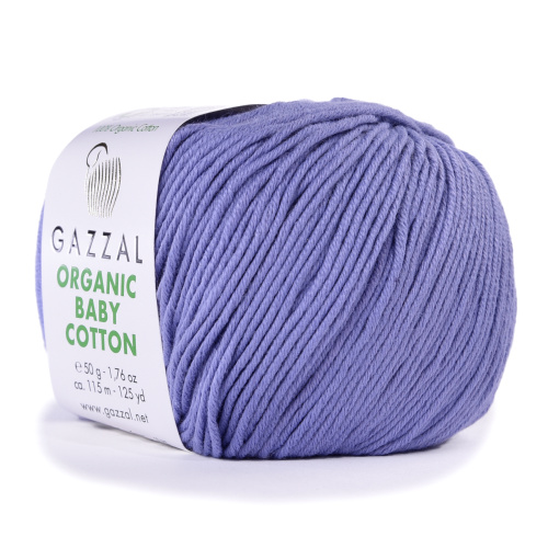 Купить пряжу GAZZAL Organic Baby Cotton цвет 428 производства фабрики GAZZAL