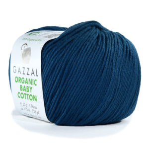 Купить пряжу GAZZAL Organic Baby Cotton цвет 437 производства фабрики GAZZAL