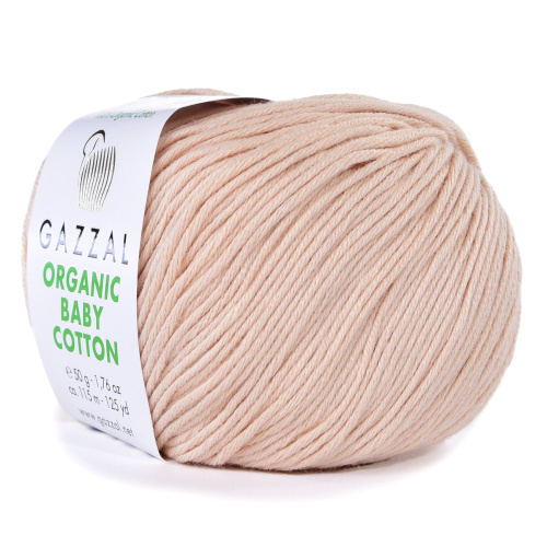 Купить пряжу GAZZAL Organic Baby Cotton цвет 442 производства фабрики GAZZAL