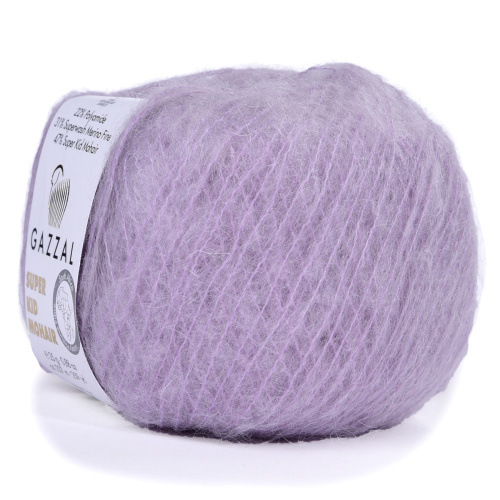Купить пряжу GAZZAL Super Kid Mohair цвет 64413 производства фабрики GAZZAL