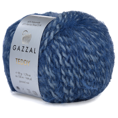 Купить пряжу GAZZAL Teddy цвет 6536 производства фабрики GAZZAL