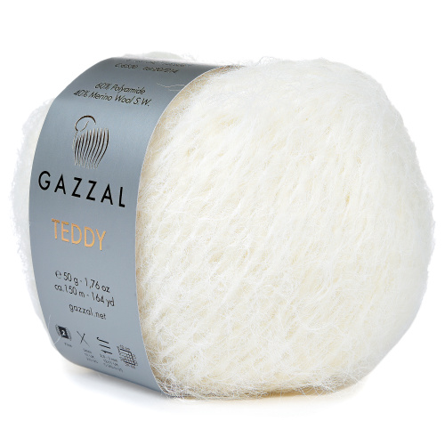 Купить пряжу GAZZAL Teddy цвет 6564 производства фабрики GAZZAL