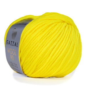 Купить пряжу GAZZAL Wool 90 цвет 3666 производства фабрики GAZZAL